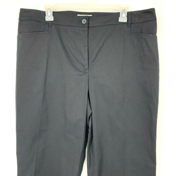 Talbots Womens Straight Leg Crop Pants Size 16 - Picture 2 of 8